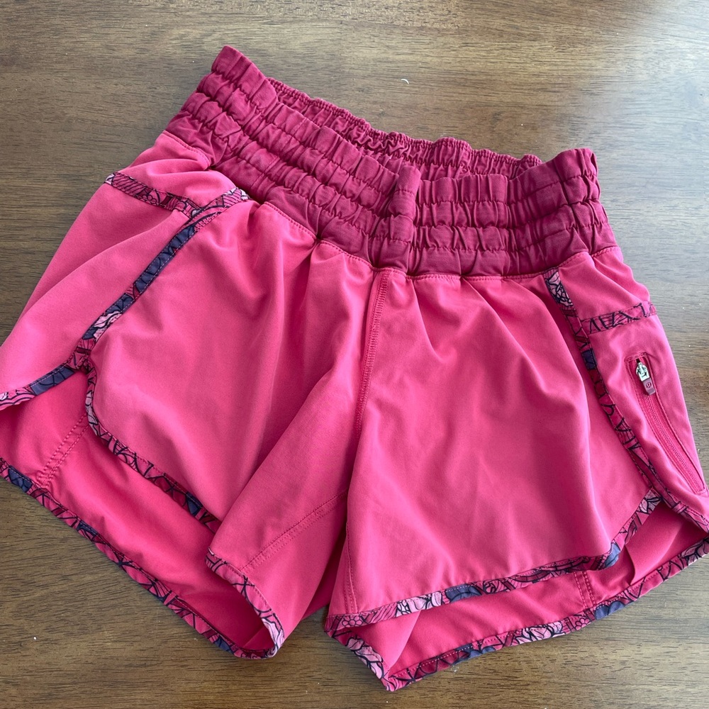 Lululemon Shorts | Size 6 | Red with detailed trim